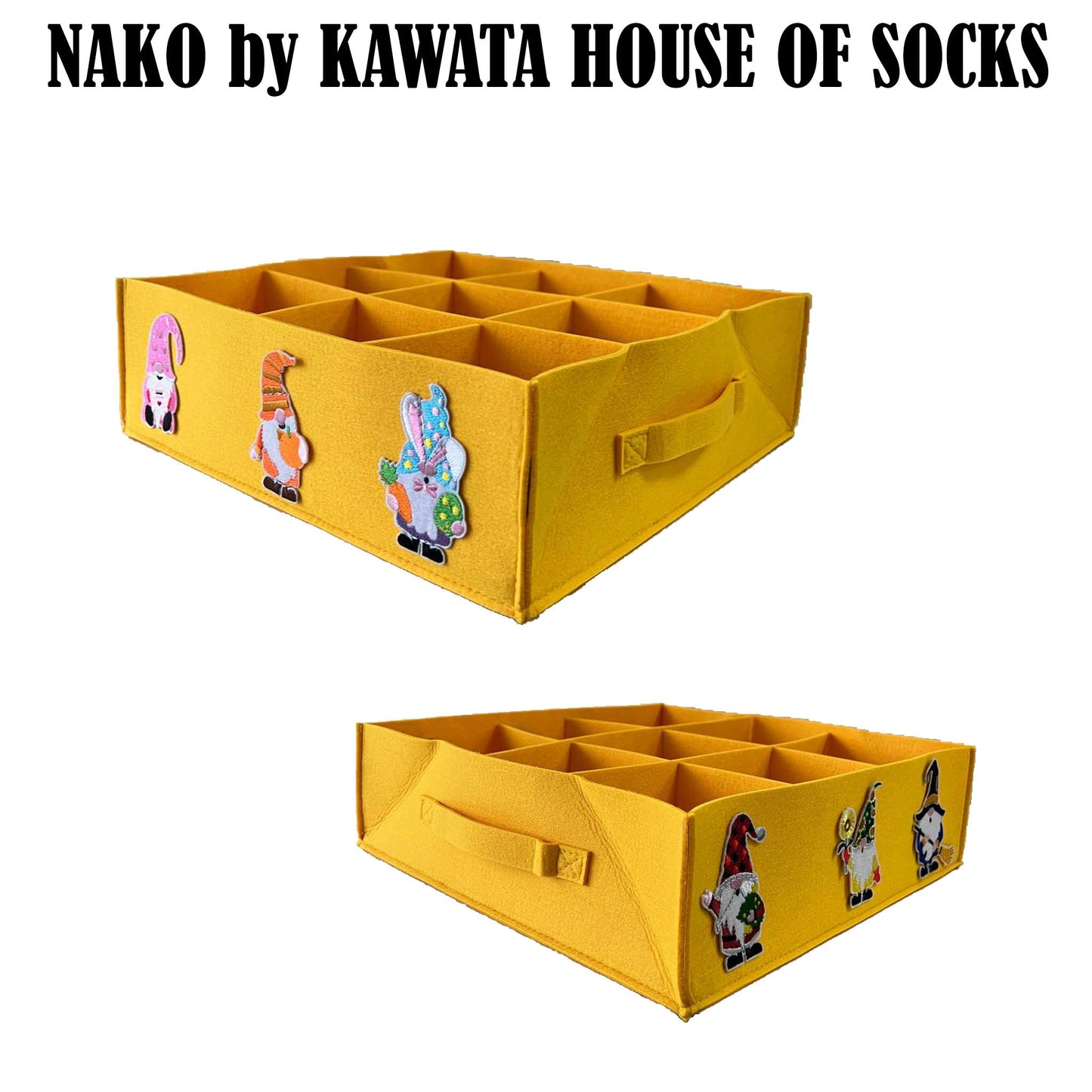 Eagrai Compartment Organizer - Yellow Santa